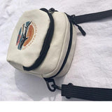 Canvas Small Shoulder Crossbody Bag for Women Ladies Purse Phone Sac