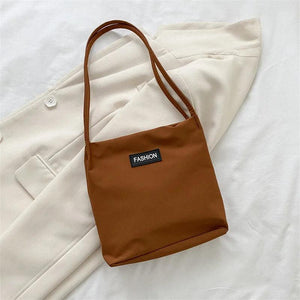 Oxford Shoulder Bag Women Large Capacity Shopping Handbag Foldable Tote Purse