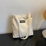 Oxford Shoulder Bag Women Large Capacity Shopping Handbag Foldable Tote Purse