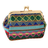 Autumn Straw Woven Bag National Style Single Shell Clip Bag