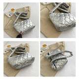 Quilted Rhombic Crossbody Bag for Women, Casual Handbag for Girls