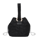 Flower Quilted Ladies Handbag Chain Commute Bag Soft Embroidered