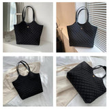 Retro Shoulder Bags Diamond Pattern Handbags Tote Bags Vintage Bags