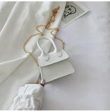 Mini Bags for Women Small Shoulder Handbags Retro Style Female Crossbody Bags Sq