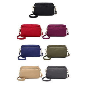Waterproof Nylon Crossbody Bag Multi-layer Mother Shoulder Travel Messenger Hand