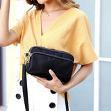 Waterproof Nylon Crossbody Bag Multi-layer Mother Shoulder Travel Messenger Hand