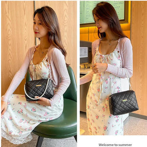 Lingge Embroider Women's Crossbody Bags