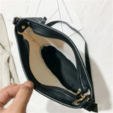 Vintage Leather Messenger Bag for Women, Casual Handbag Tote