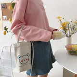 Mini Water Cup Shoulder Bag Female Student Casual Tote Summer Drink Cup Handbag