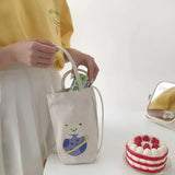 Mini Water Cup Shoulder Bag Female Student Casual Tote Summer Drink Cup Handbag