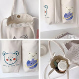 Mini Water Cup Shoulder Bag Female Student Casual Tote Summer Drink Cup Handbag