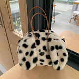 Leopard Pattern Messenger Bags Female