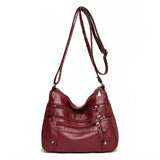 Soft Leather Shoulder Bag Crossbody Purse