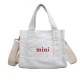 Mini Cloth Shoulder Crossbody Bag Canvas Girl Embroidery Handbags