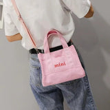 Mini Cloth Shoulder Crossbody Bag Canvas Girl Embroidery Handbags
