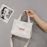 Mini Cloth Shoulder Crossbody Bag Canvas Girl Embroidery Handbags