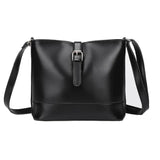 Vintage PU Leather Bucket Crossbody Bags for Women Lady Shoulder Bags