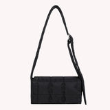 Nylon Shoulder Bag Space Padded Messenger Handbag