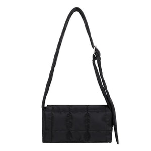 Nylon Shoulder Bag Space Padded Messenger Handbag