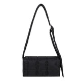 Nylon Shoulder Bag Space Padded Messenger Handbag