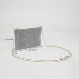 Rhinestone Crystal Evening Clutch Bag Wedding Purse Handbag Crossbody