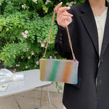 Rhinestone Crystal Evening Clutch Bag Wedding Purse Handbag Crossbody