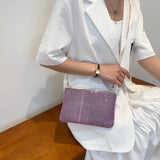 Rhinestone Crystal Evening Clutch Bag Wedding Purse Handbag Crossbody