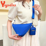 Nylon Triangle Bag Crossbody Sport Shoulder Travel Messenger Purse