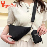 Nylon Triangle Bag Crossbody Sport Shoulder Travel Messenger Purse