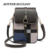 Summer Women's Plaid Shoulder Bag Crossbody Phone Purse Mini Messenger