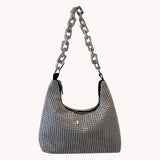 Sparkling Shoulder Bag Glitter Ladies Chain Totes Purse