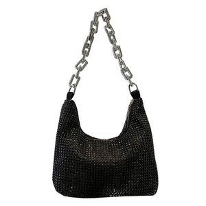 Sparkling Shoulder Bag Glitter Ladies Chain Totes Purse