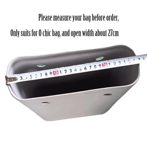 Microfiber Fabric Cloth Waterproof Trim Zipper Decoration for O Bag Bag