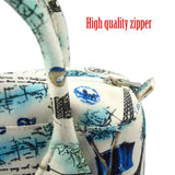 Microfiber Fabric Cloth Waterproof Trim Zipper Decoration for O Bag Bag