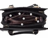 European American Pu Crossbody Bag Boston Handbag 28X11X19cm