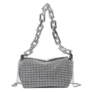 Summer Travel Shoulder Handbags Purses with Bling Diamond Small Crossbody