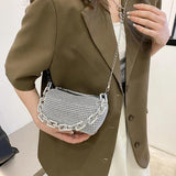 Summer Travel Shoulder Handbags Purses with Bling Diamond Small Crossbody