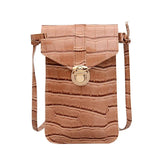 Crocodile Leather Women Handbag Clutch Purse Shoulder Bag