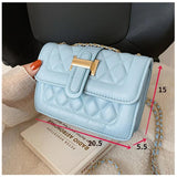 PU Leather Women Shoulder Bag Satchels Solid Female Shoulder Strap Crossbody Bag