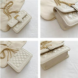 PU Leather Women Shoulder Bag Satchels Solid Female Shoulder Strap Crossbody Bag