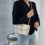 PU Leather Women Shoulder Bag Satchels Solid Female Shoulder Strap Crossbody Bag