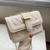 PU Leather Women Shoulder Bag Satchels Solid Female Shoulder Strap Crossbody Bag