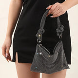 Shinny Evening Clutch Bag For Women Dinner Party Wedding Purses Handbag
