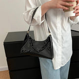 D0LF Ladies Jelly Bags PVC Clear Bag Underarm Bags Casual Women Summer Handbags