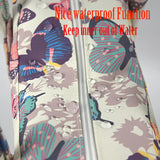 O bag Ochic Waterproof Trim Collar With Zipper Decoration