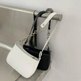 Solid Women Shoulder Bags Small Handbags PU Leather Crossbody Bags