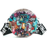 Crossbody Bag PU Leather Handbag Zipper Cartoon Women Bag Sac A Main