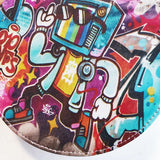 Crossbody Bag PU Leather Handbag Zipper Cartoon Women Bag Sac A Main