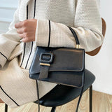 Square Bag Women Messenger Bags Pu Leather Shoulder Vintage Handbags