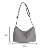 Quilted Crossbody Handbag Cotton Padded Wide Belt for Autumn And Winter